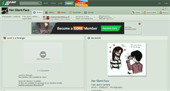 Desktop Screenshot of her-silent-face.deviantart.com