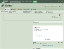 Tablet Screenshot of killerlepord.deviantart.com