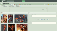 Desktop Screenshot of megevilprium.deviantart.com