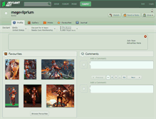 Tablet Screenshot of megevilprium.deviantart.com