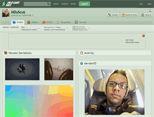 Tablet Screenshot of mduscus.deviantart.com