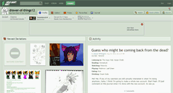 Desktop Screenshot of drawer-of-things12.deviantart.com