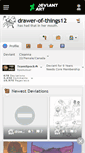 Mobile Screenshot of drawer-of-things12.deviantart.com