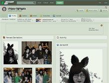 Tablet Screenshot of chippy-lightgaia.deviantart.com