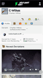 Mobile Screenshot of c-wilkes.deviantart.com