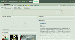 Desktop Screenshot of moonceon.deviantart.com