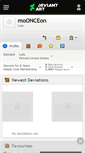 Mobile Screenshot of moonceon.deviantart.com