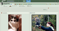 Desktop Screenshot of aniulonewolf.deviantart.com