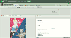 Desktop Screenshot of littlehowlingwolf.deviantart.com