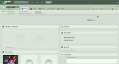 Desktop Screenshot of macdaddy17.deviantart.com
