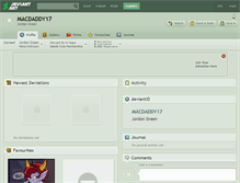Tablet Screenshot of macdaddy17.deviantart.com