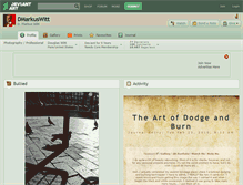 Tablet Screenshot of dmarkuswitt.deviantart.com
