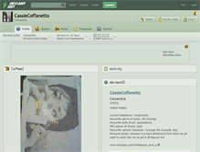 Tablet Screenshot of cassiecoffanetto.deviantart.com