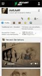 Mobile Screenshot of justjusti.deviantart.com