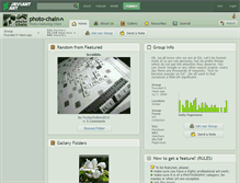 Tablet Screenshot of photo-chain.deviantart.com