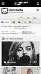 Mobile Screenshot of klamczucha.deviantart.com