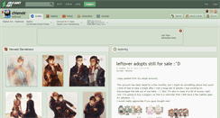 Desktop Screenshot of chienoir.deviantart.com