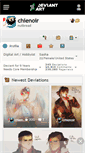 Mobile Screenshot of chienoir.deviantart.com