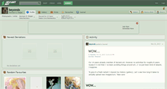 Desktop Screenshot of beyondx.deviantart.com