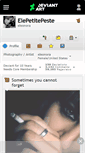Mobile Screenshot of elepetitepeste.deviantart.com