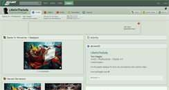 Desktop Screenshot of lifeonthesofa.deviantart.com