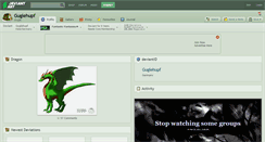 Desktop Screenshot of guglehupf.deviantart.com
