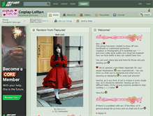 Tablet Screenshot of cosplay-lolita.deviantart.com