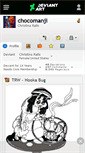 Mobile Screenshot of chocomanji.deviantart.com