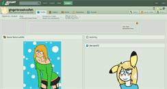 Desktop Screenshot of gingerbreadwolfeh.deviantart.com