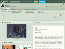 Tablet Screenshot of amoru.deviantart.com