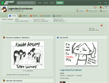 Tablet Screenshot of legendaryswordsman.deviantart.com