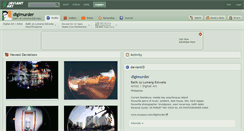 Desktop Screenshot of digimurder.deviantart.com