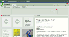 Desktop Screenshot of froststreak.deviantart.com