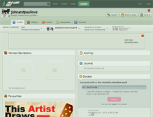 Tablet Screenshot of johnandpaullove.deviantart.com