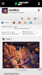 Mobile Screenshot of neobeia.deviantart.com