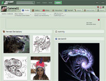 Tablet Screenshot of camera02.deviantart.com