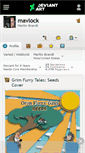 Mobile Screenshot of mavlock.deviantart.com