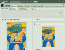 Tablet Screenshot of mavlock.deviantart.com