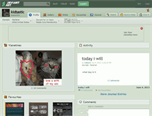 Tablet Screenshot of kidtastic.deviantart.com