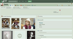 Desktop Screenshot of klaustu.deviantart.com