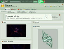 Tablet Screenshot of akisu-sama.deviantart.com