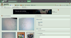 Desktop Screenshot of apoc555.deviantart.com