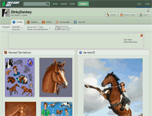 Tablet Screenshot of dinkydonkey.deviantart.com