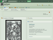 Tablet Screenshot of iiaaproject.deviantart.com