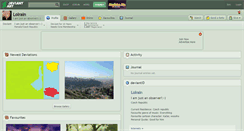 Desktop Screenshot of lolrain.deviantart.com