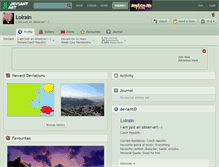 Tablet Screenshot of lolrain.deviantart.com