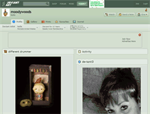 Tablet Screenshot of moodywoods.deviantart.com