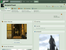 Tablet Screenshot of benjamintruant.deviantart.com