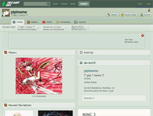 Tablet Screenshot of pipimomo.deviantart.com