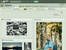 Tablet Screenshot of darknetcs.deviantart.com